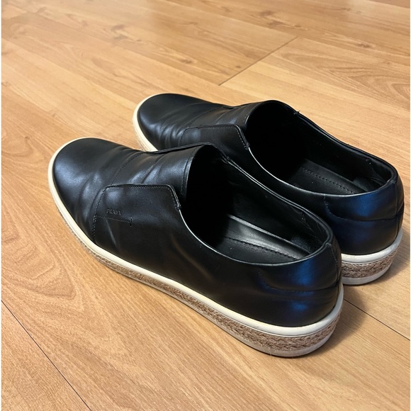 Prada black slip on shoes size 12 - Picture 2 of 5